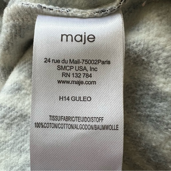 Maje patterned drop shoulder Guleo Sweater 13750 - Picture 10 of 11